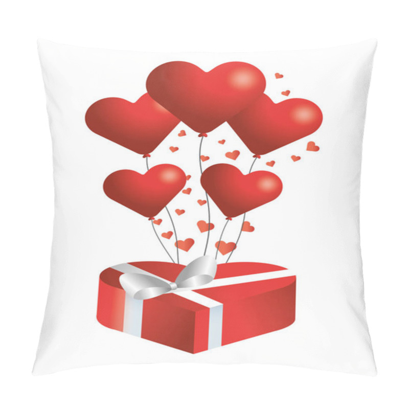 Personality  Valentines Day Heart Cartoon Pillow Covers