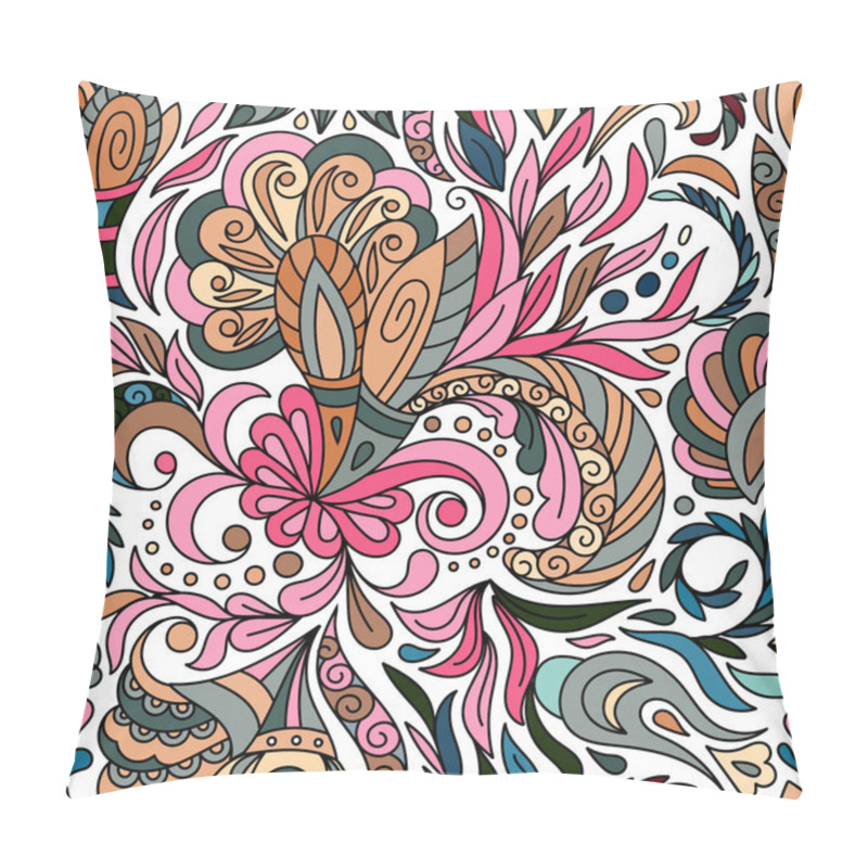 Personality  Beautiful Floral Paisley Seamless Pattern Pillow Covers