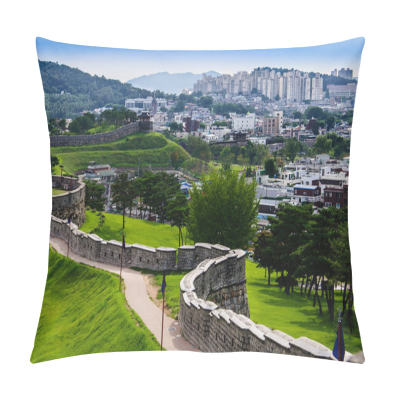 Personality  View From The Hwaseong Fortress Pillow Covers