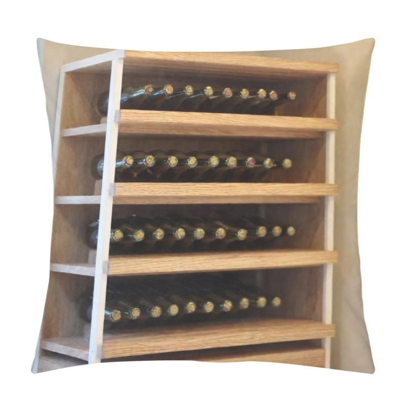 Personality  Wine Bottles In The Row Pillow Covers