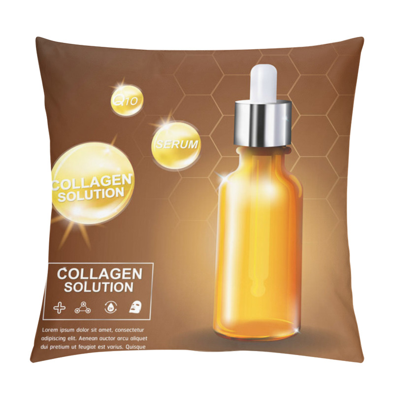 Personality  Collagen And Vitamin For Skin Concept Pillow Covers