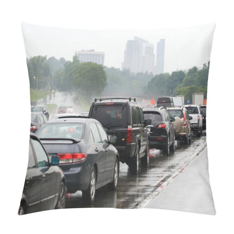 Personality  Traffic Jam Congestion Pillow Covers