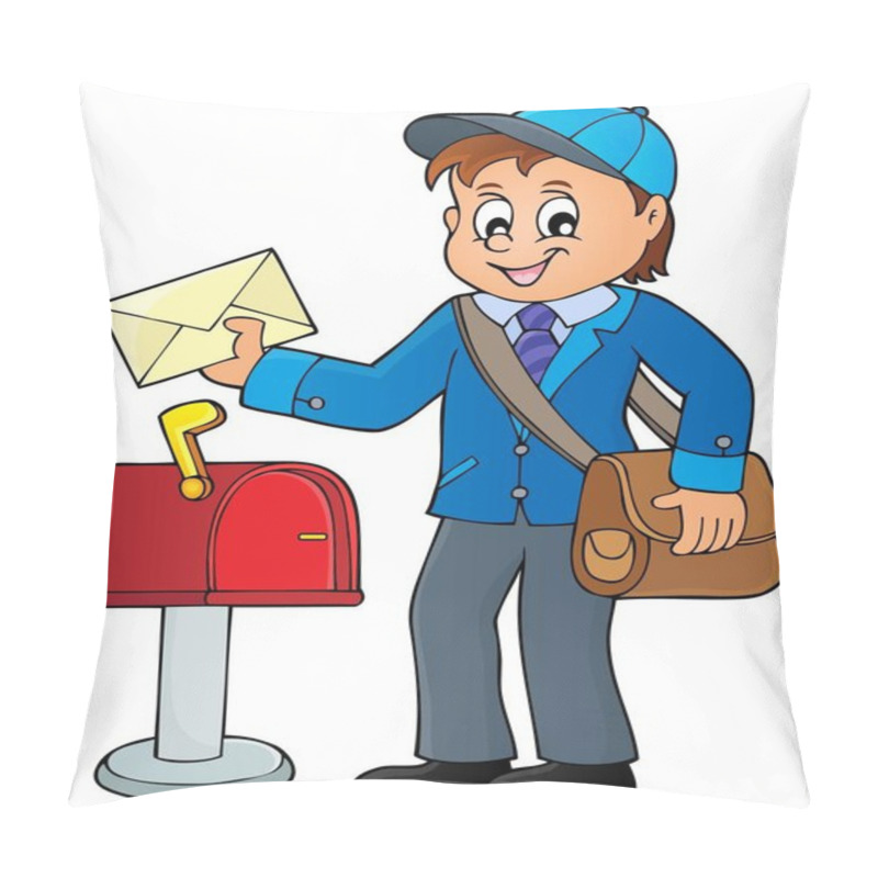 Personality  Postman Topic Image 1 Pillow Covers