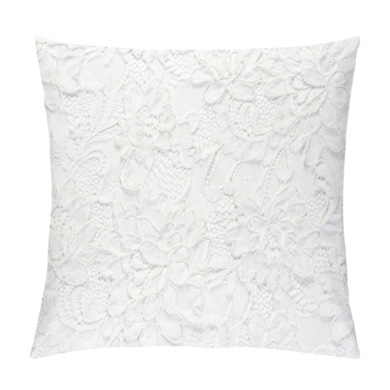 Personality  Wedding White Lace Background Pillow Covers