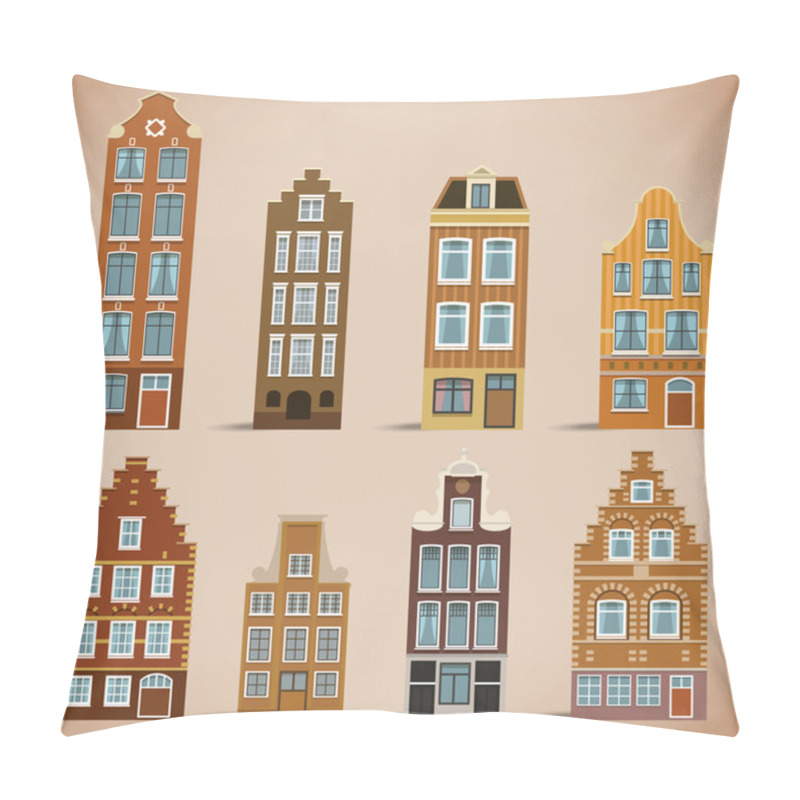 Personality  8 Holland Houses Pillow Covers