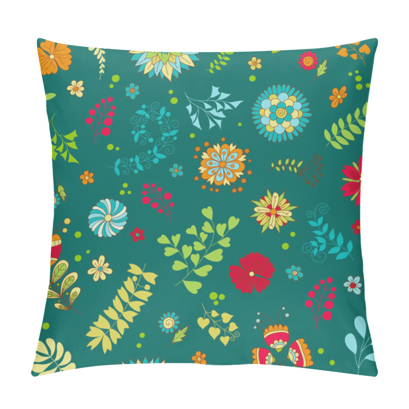 Personality  Vector Hand Drawn Flower Pattern. Seamless Pattern.  Pillow Covers