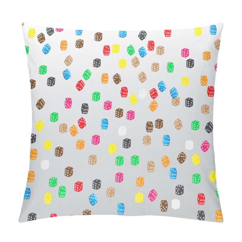 Personality  Cubes Playing Background Pillow Covers