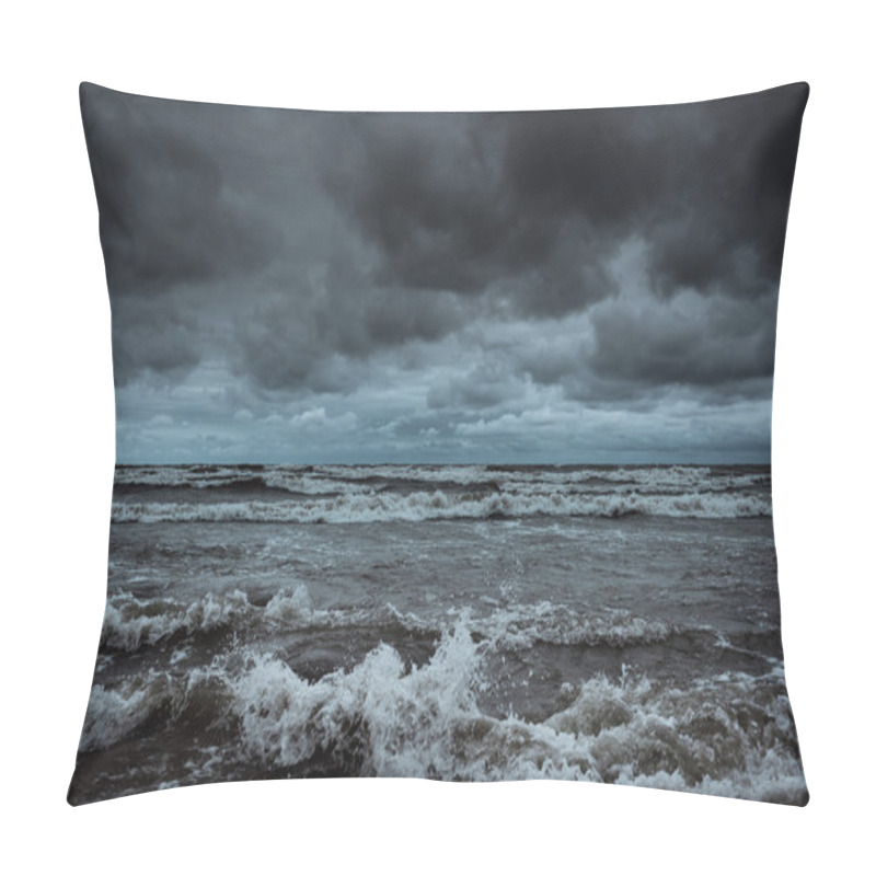 Personality  View Of Storm Seascape Pillow Covers