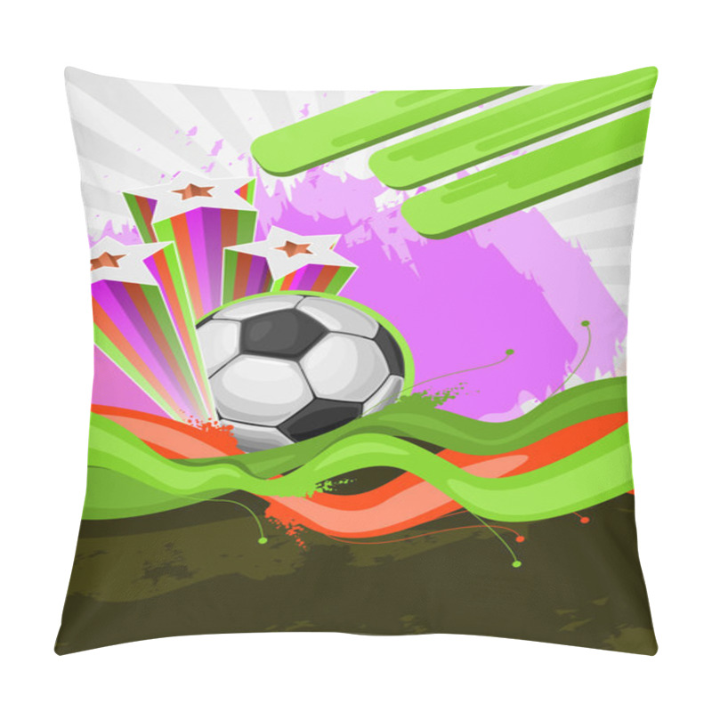 Personality  Abstract Background For Design On A Football Theme Pillow Covers