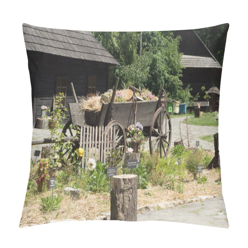 Personality  Poland, Pszczyna June 6, 2020 Skansen - Farm Of The Pszczyna Village. Super Pillow Covers