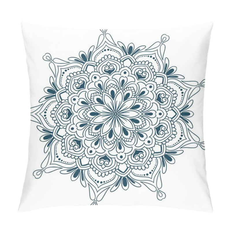 Personality  Elegant Decorative Mandala Background Pillow Covers