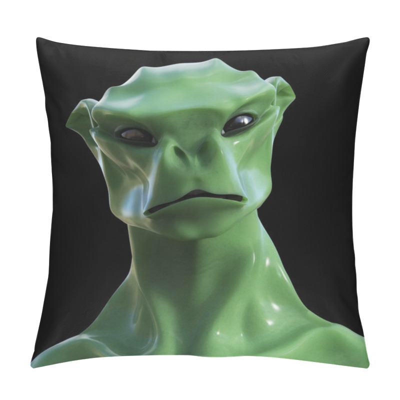 Personality  Digital 3D Illustration Of A Creepy Creature Pillow Covers