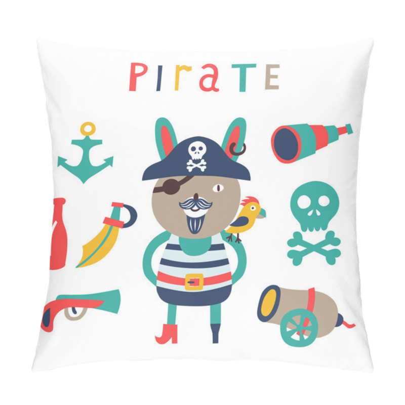 Personality  Pirate Set Pillow Covers