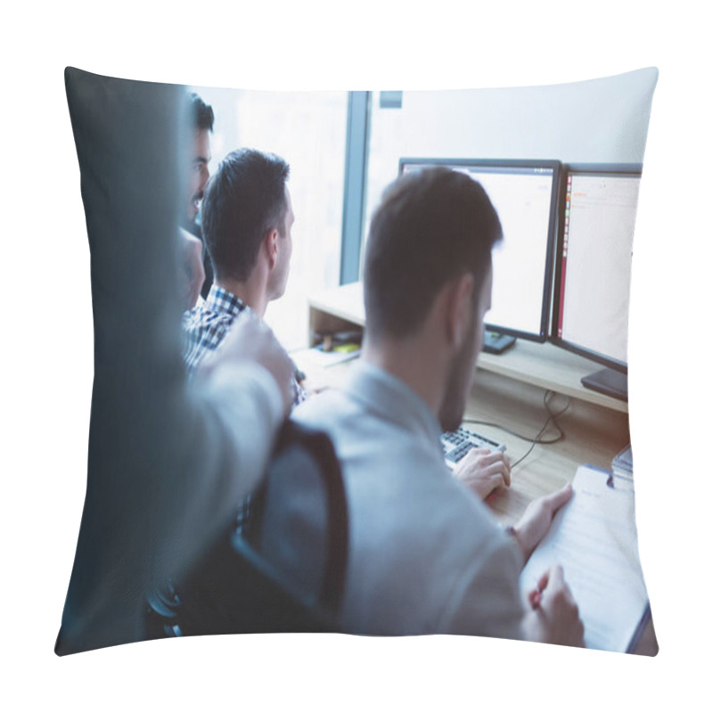 Personality  Software Developers Working On Project Pillow Covers