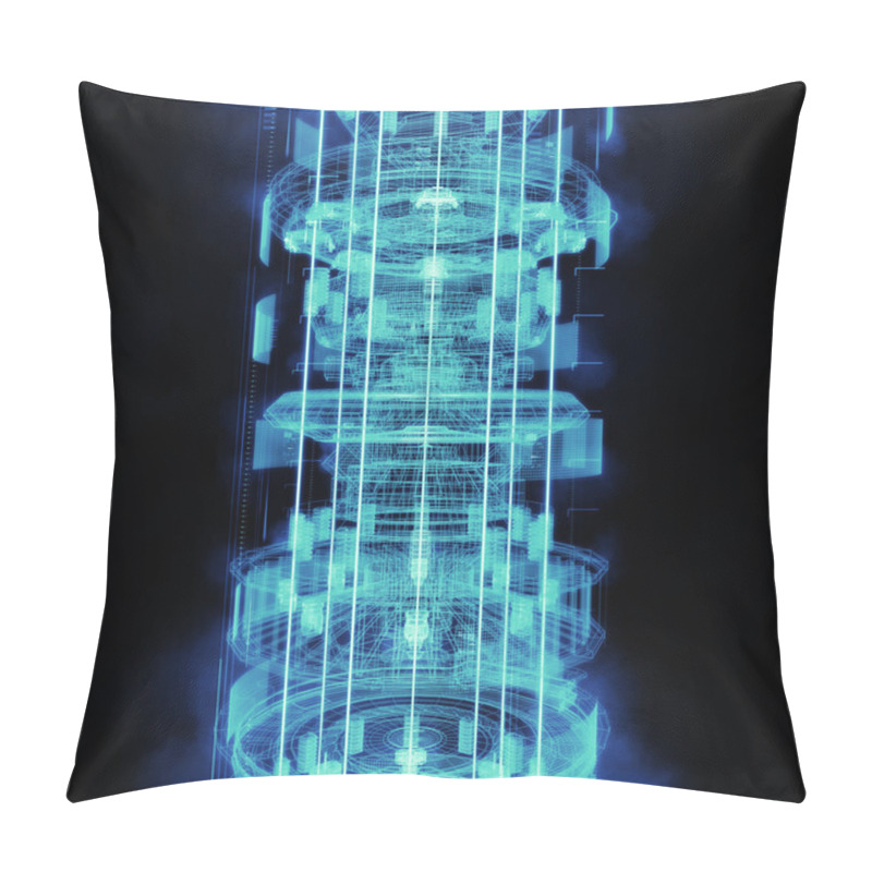 Personality  Virtual Data Stack Pillow Covers