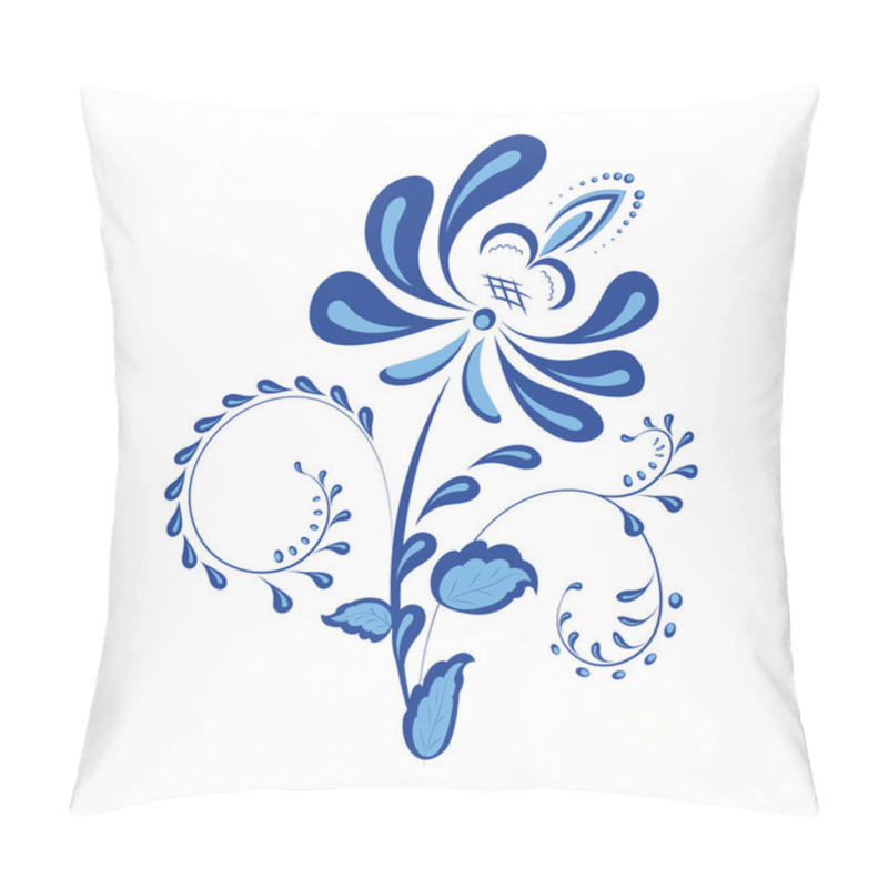 Personality  Vector Flower From The Natural Elements In The Russian Style Pillow Covers