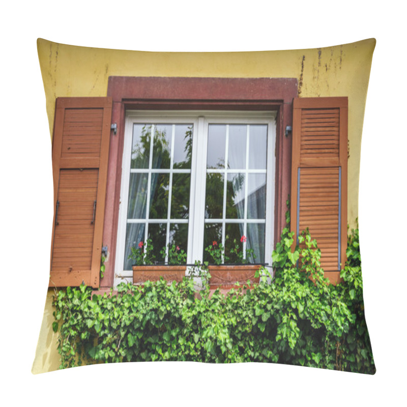 Personality  Renovated Pvc Windows In Old Village House Pillow Covers