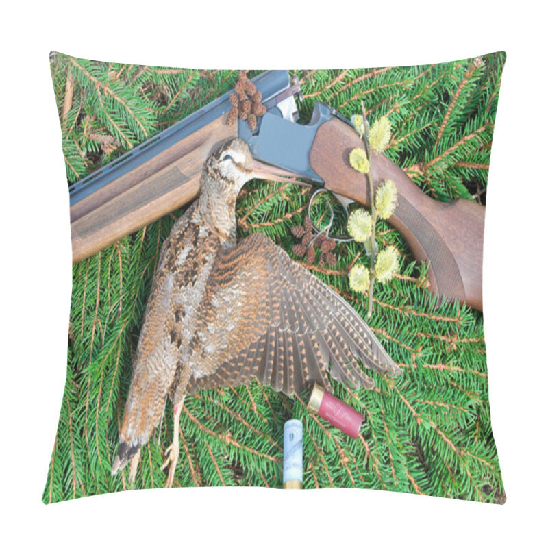 Personality  Woodcock With Hunting Attributes Pillow Covers