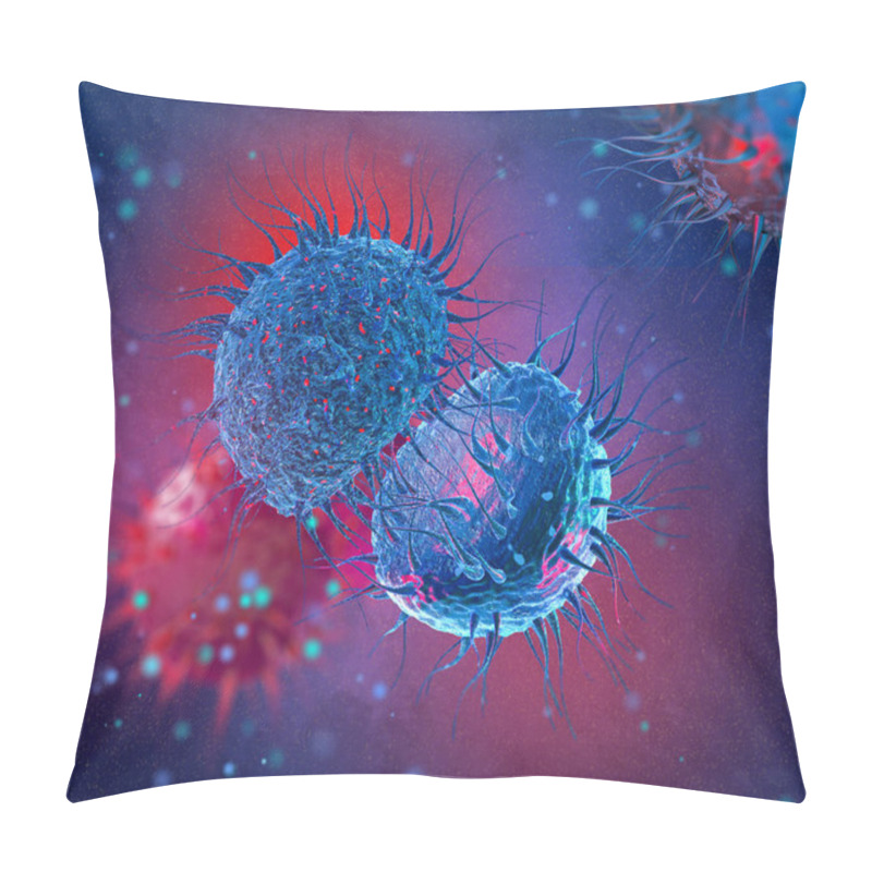 Personality  Medical Abstract Background, Bacteria Neisseria Gonorrhoeae, Neisseria Meningitidis, Gonococcus And Meningococcus, Bacteria Which Cause Gonorrhoeae, Which Cause Meningitis, 3d Rendering Pillow Covers