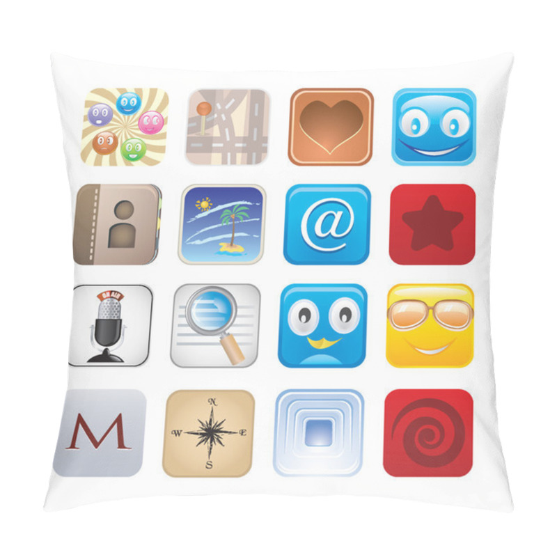 Personality  Social Apps Pillow Covers