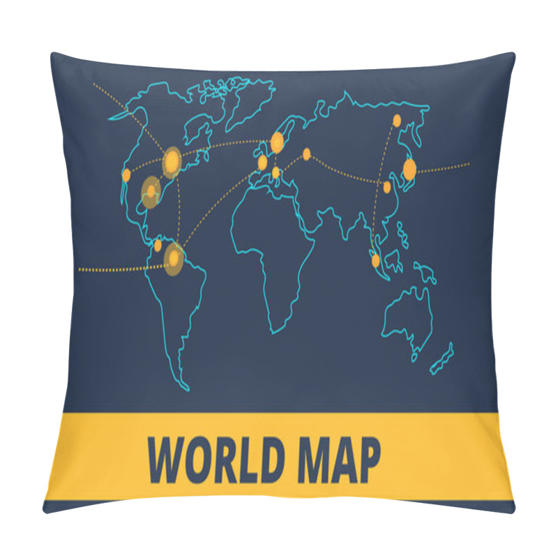 Personality  Air Traffic Monitoring Vector Banner Template Pillow Covers