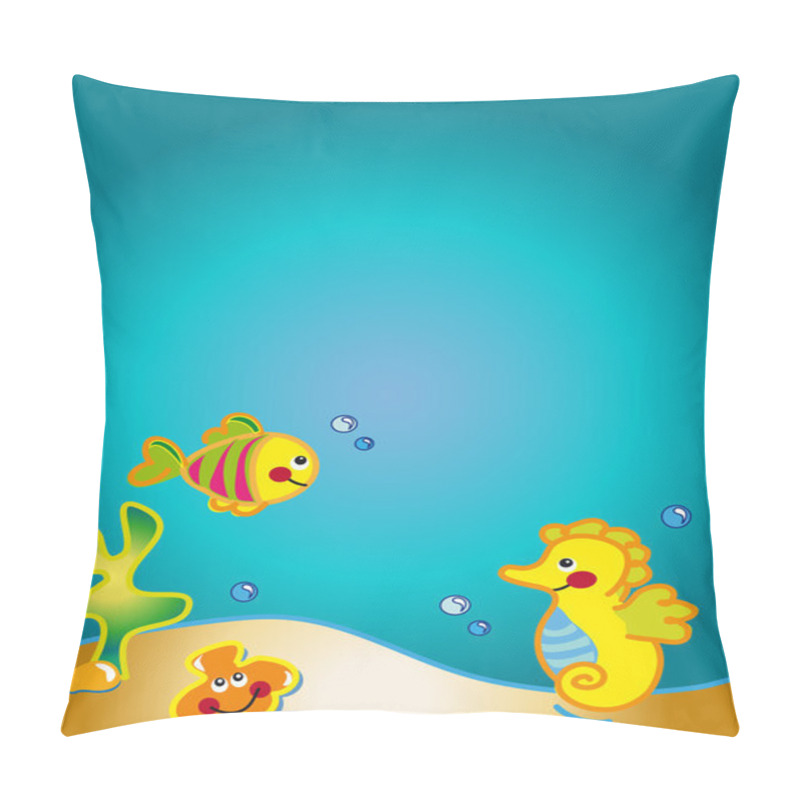 Personality  Ocean Card Pillow Covers