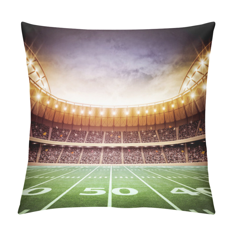 Personality  Light Of American Stadium Pillow Covers