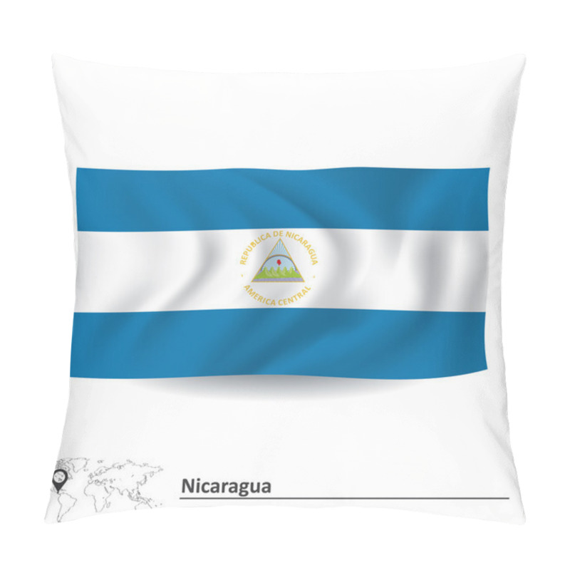 Personality  Flag Of Nicaragua Pillow Covers