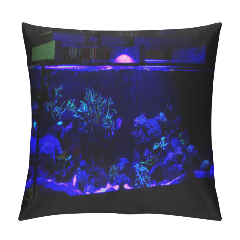 Personality  Coral Reef Aquarium Tank Pillow Covers