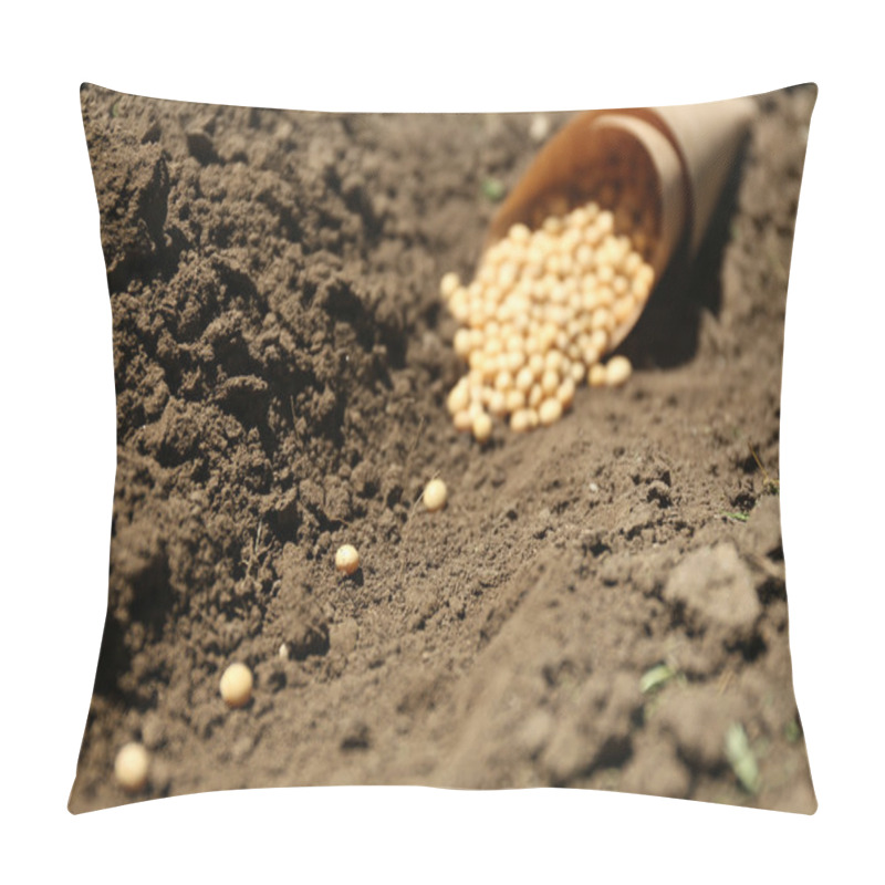 Personality  Sowing Seeds Into Soil Pillow Covers