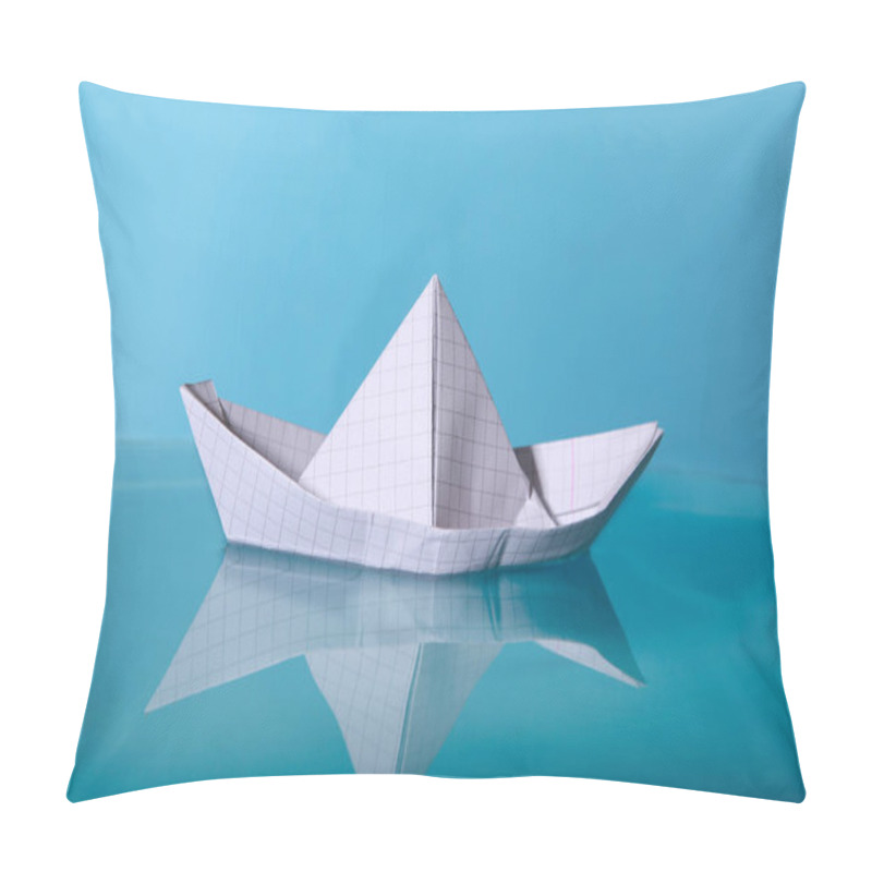 Personality  Paper Boat Made From Notebook Paper.  Pillow Covers