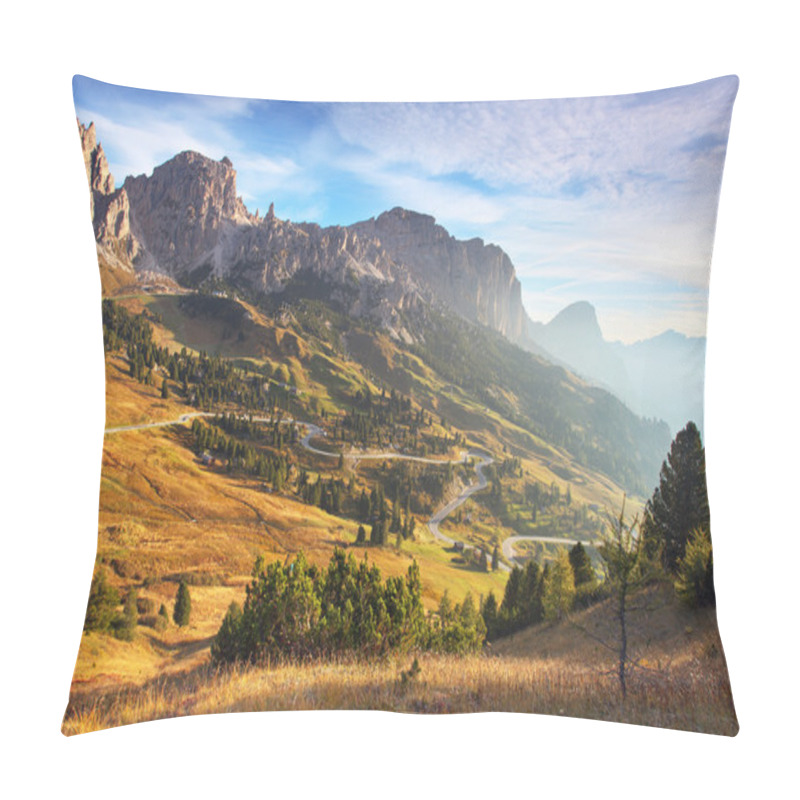 Personality  Beautiful Summer Landscape In The Mountains. Sunrise - Italy Alp Pillow Covers