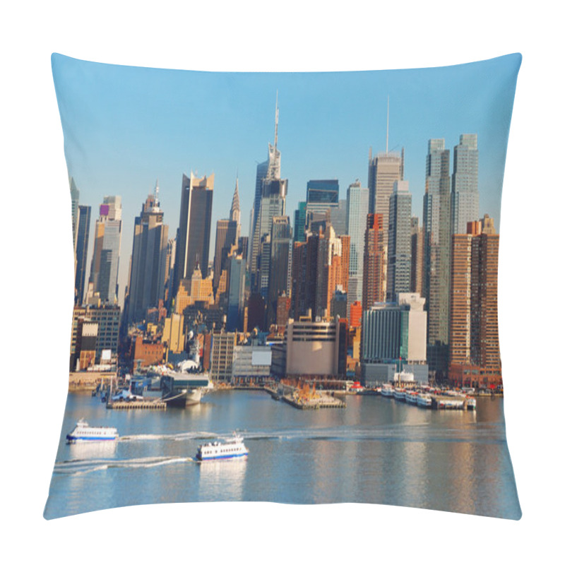 Personality  NEW YORK CITY WITH SKYSCRAPERS Pillow Covers