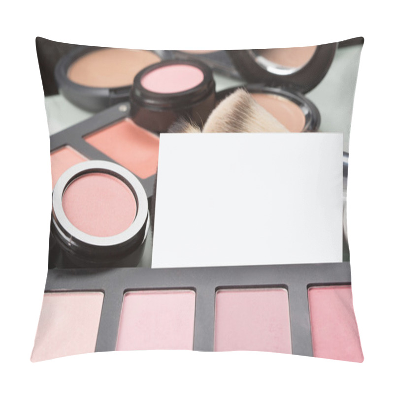 Personality  Makeup Cosmetics For Eyes And Bussiness Card Pillow Covers