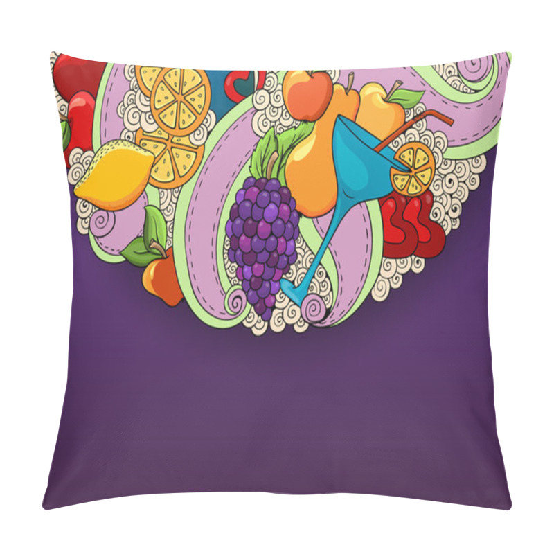 Personality  Wine And Cocktail Background. Holiday Pattern. Pillow Covers