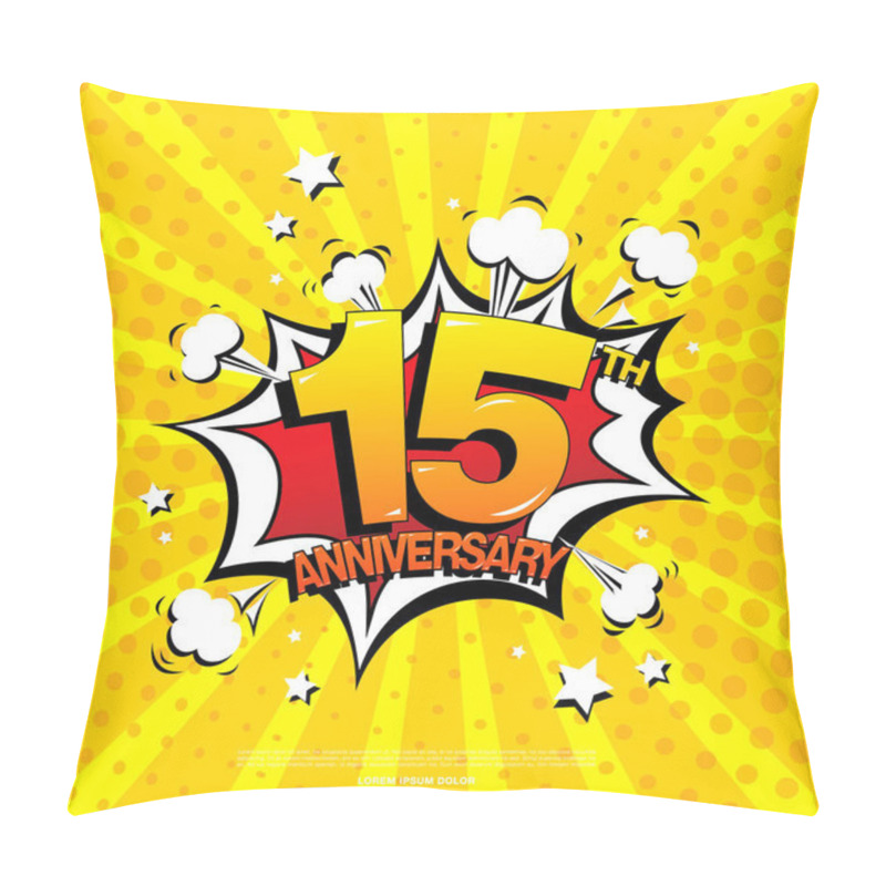 Personality  15th Anniversary Emblem Pillow Covers