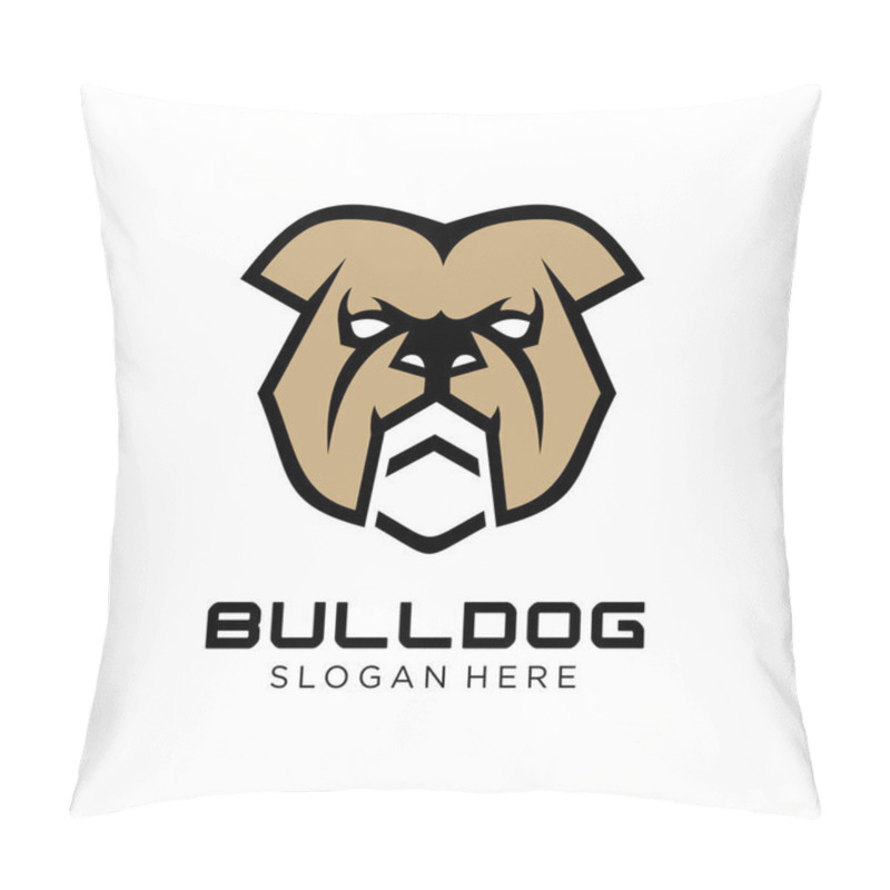 Personality  Dog Logo Design Vector Template. Dog Icon Logo Vector Pillow Covers