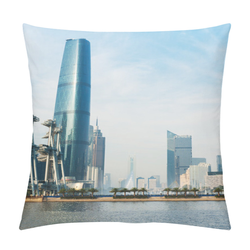 Personality  Guanghzou City And Pearl River Pillow Covers