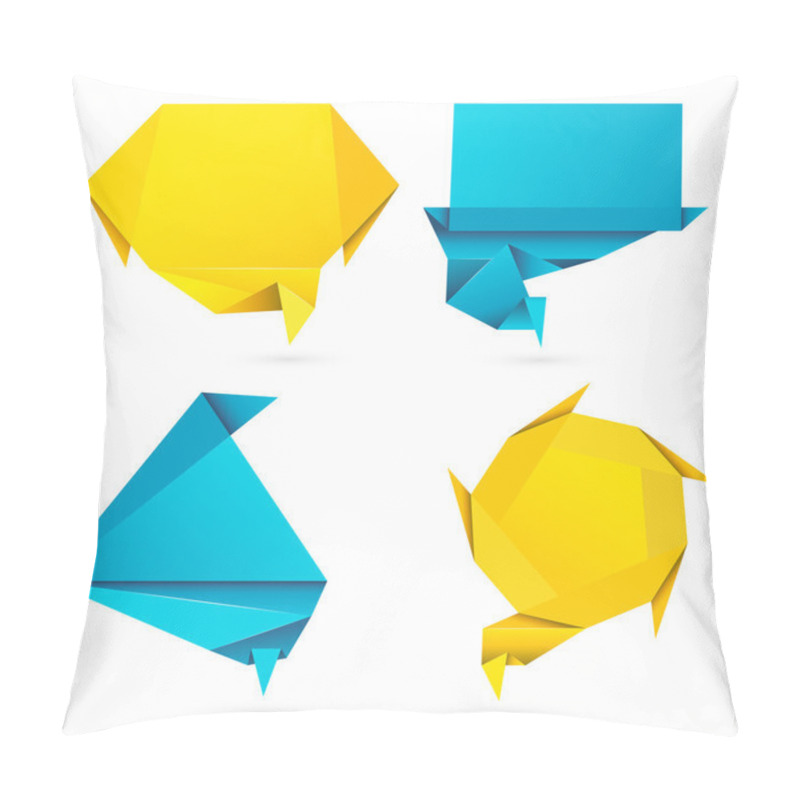 Personality  Origami Style Speech Bubble Pillow Covers