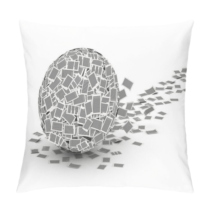 Personality  Huge Paper Ball From Paper 3d Isometry Pillow Covers