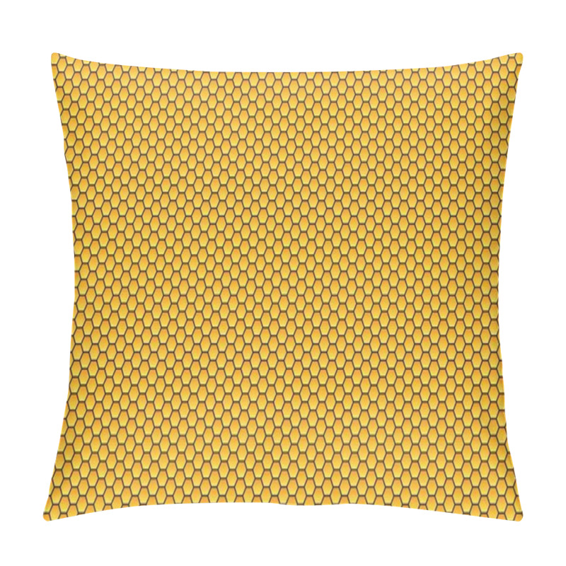 Personality  Honeycomb Structure Gold Pillow Covers