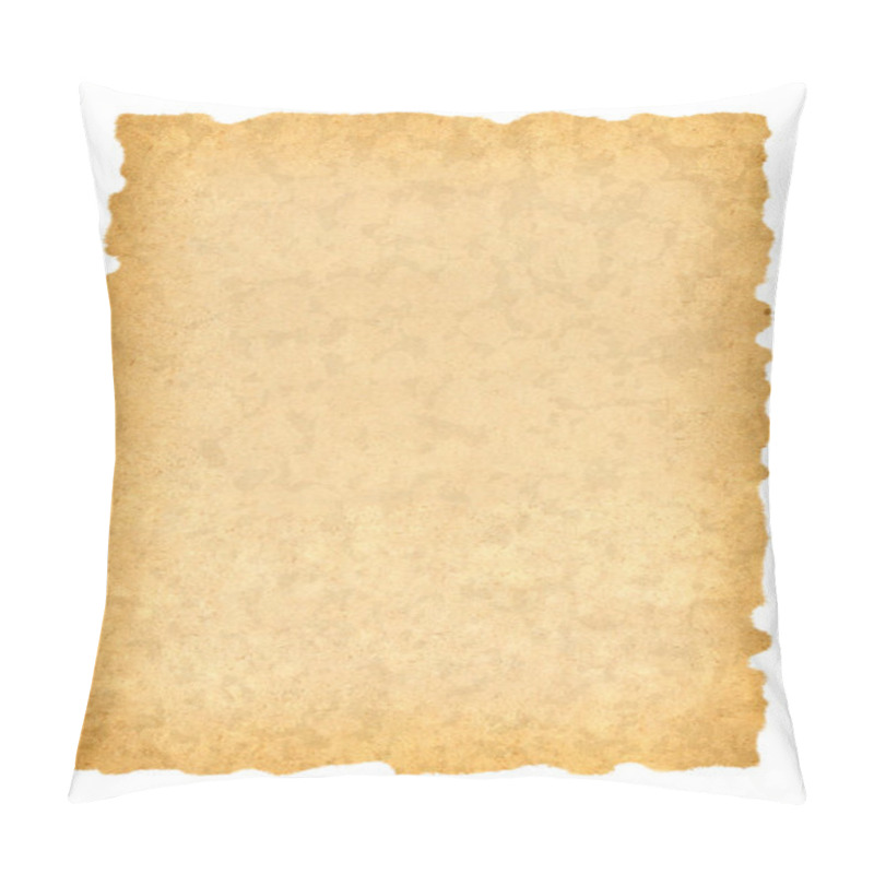 Personality  Old Paper Texture  On White, Old Paper Parchment Texture In High Resolution. The Paper Has Torn Edges. Pillow Covers