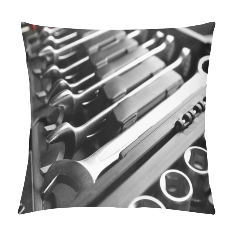 Personality  Box With Set Of Tools  Pillow Covers