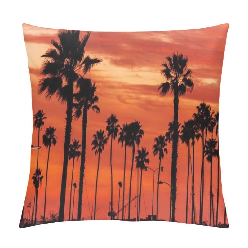 Personality  California Sanset Scenery Pillow Covers