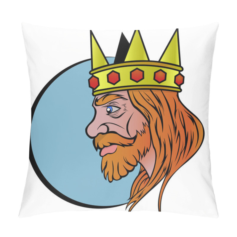 Personality   Illustration Of King Arthur Pillow Covers