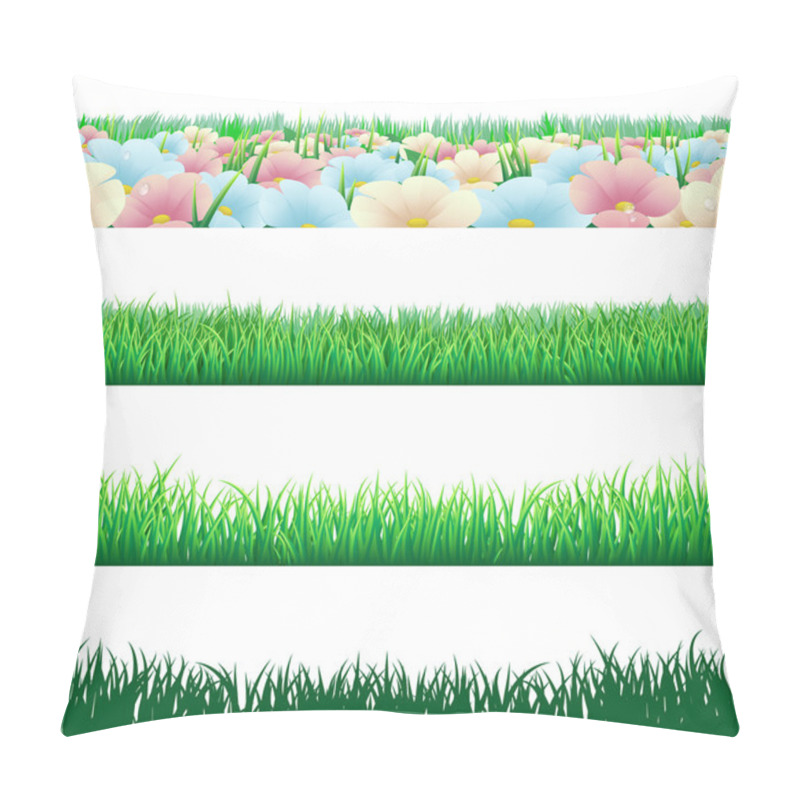 Personality  Seamless Grass Elements Pillow Covers