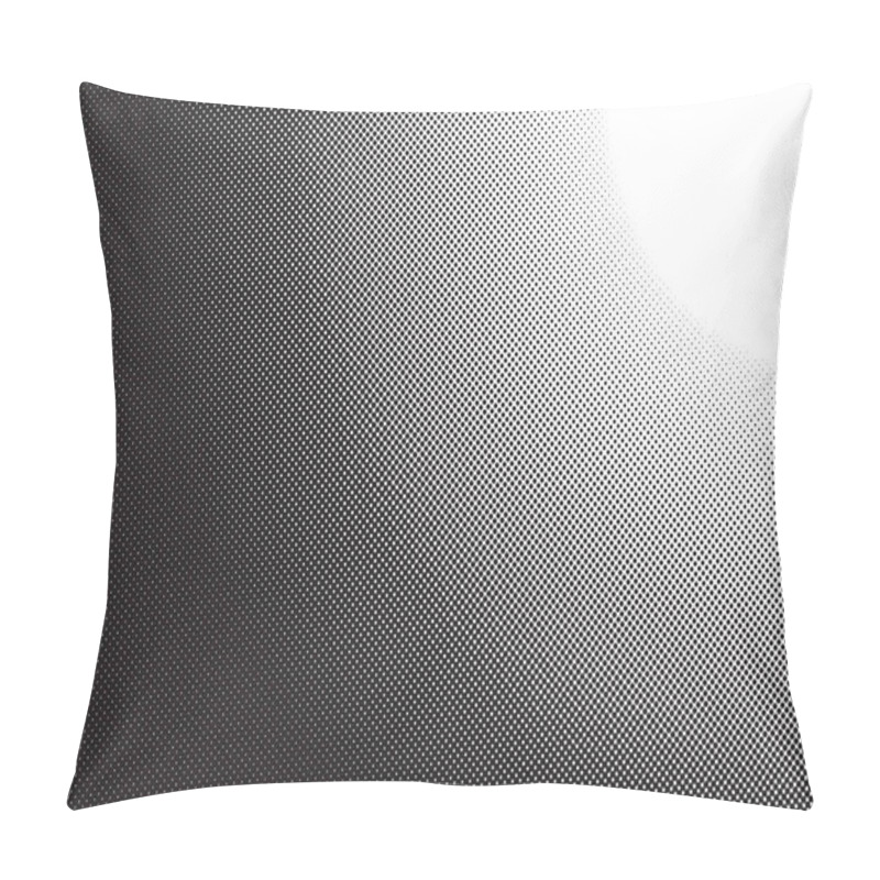 Personality  Red Background Halftone Screen, Vector Illustration. Pillow Covers