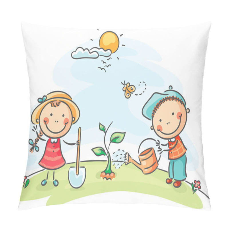 Personality  Kids Spring Activities Pillow Covers