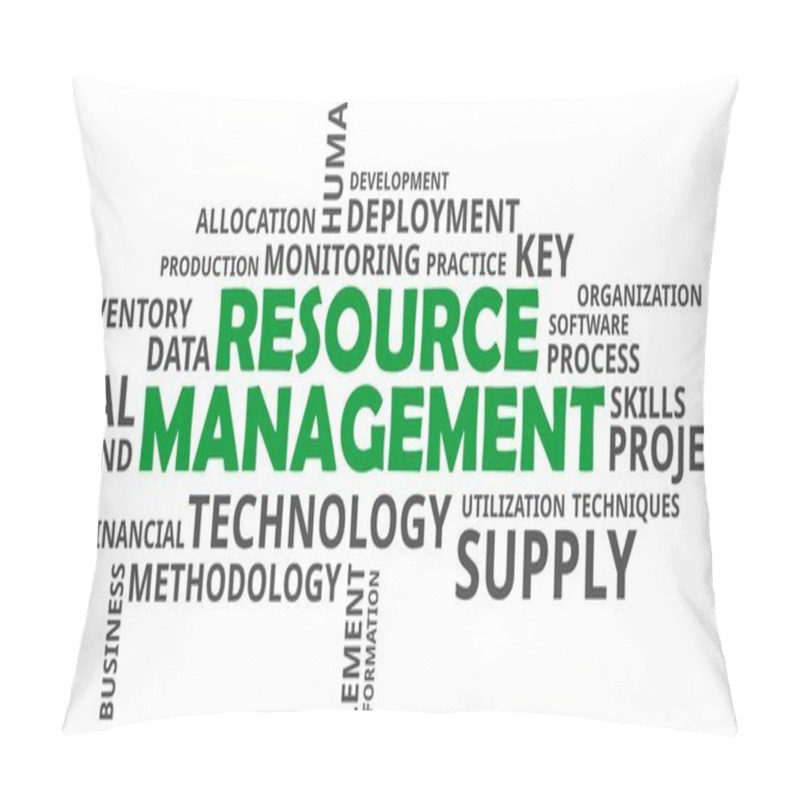 Personality  Word Cloud - Resource Management Pillow Covers