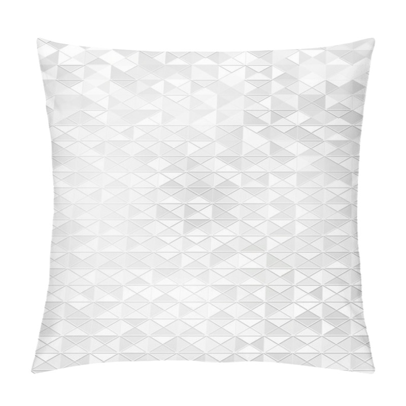 Personality  Vector Abstract Geometric Shape From Triangles. Pillow Covers